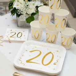 Servietter 20 Gull