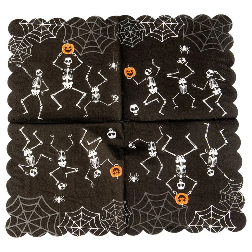 Servietter Halloween Skjelett