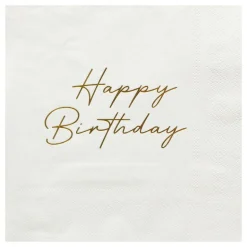 Servietter Happy Birthday