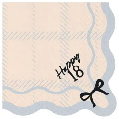 Servietter Happy 18 Rosett