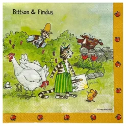 Servietter Høner Pettson & Findus