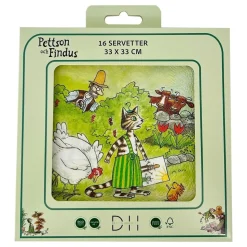 Servietter Høner Pettson & Findus