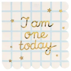 Servietter I Am One Today