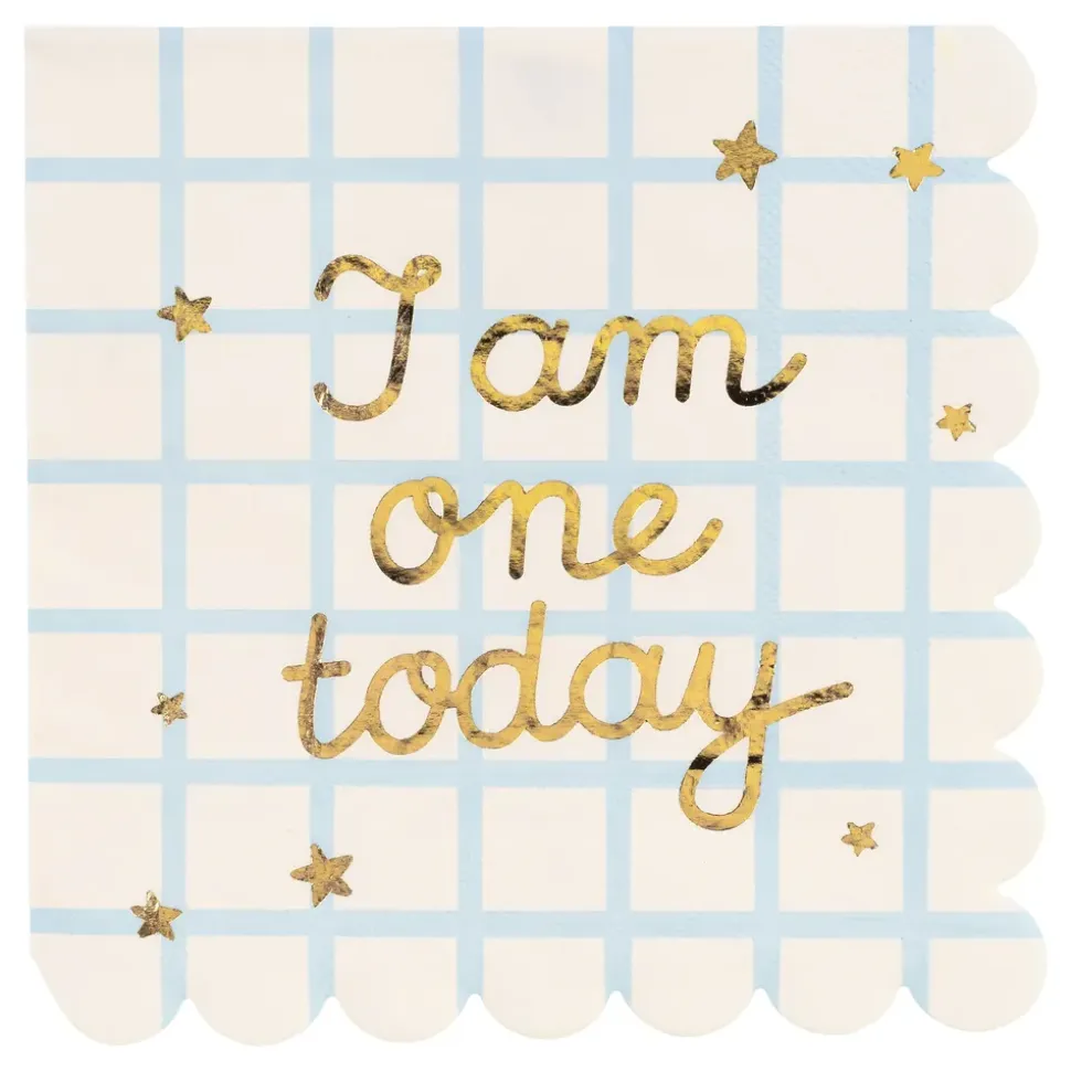 Servietter I Am One Today