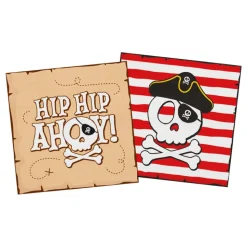 Servietter Pirat Hip Hip Ahoy