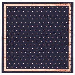 Servietter Prikkete Navy/Roségull