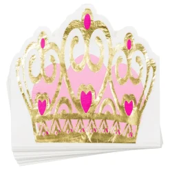 Servietter Prinsessekrone Rosa