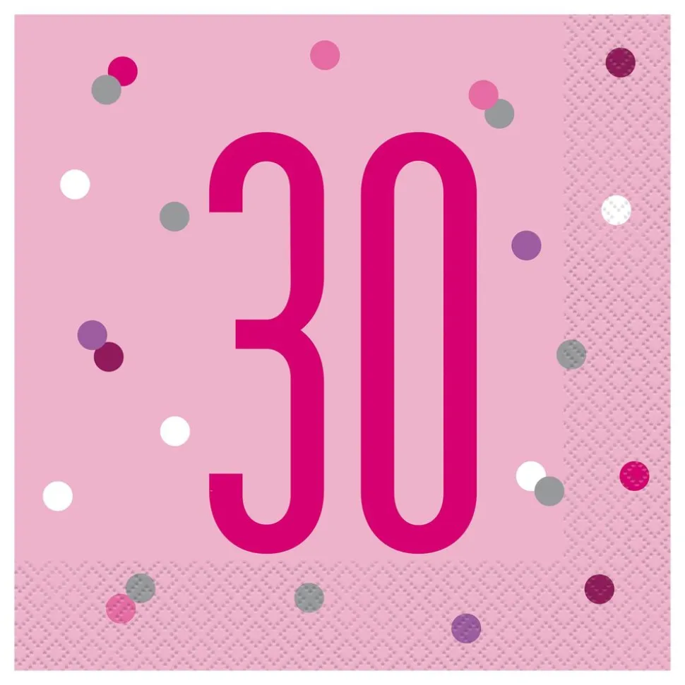 Servietter 30 Rosa