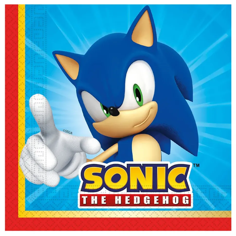 Servietter Sonic the Hedgehog