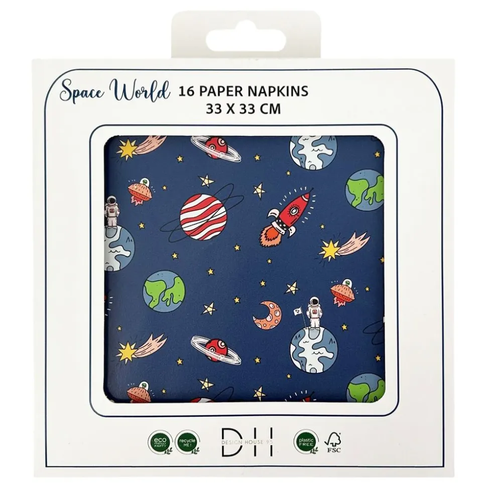 Servietter Space World