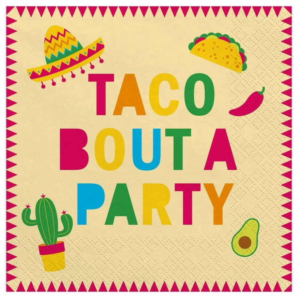 Servietter Tacoparty