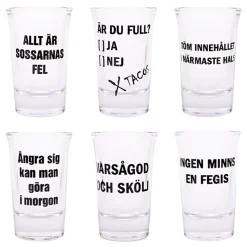 Shotglass med Tekst