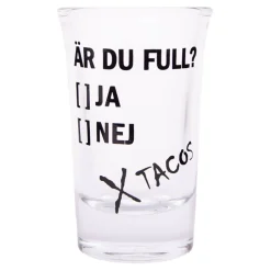 Shotglass med Tekst
