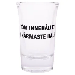 Shotglass med Tekst