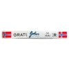Silkebånd Gratulerer Norsk Flagg
