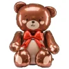 Sittende Bamse Folieballong