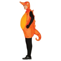 Sjøhest Oransje Kostyme