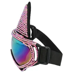 Skibriller Katt med Strass Rosa