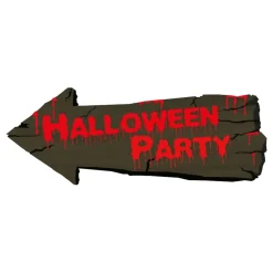 Skilt Halloween Party