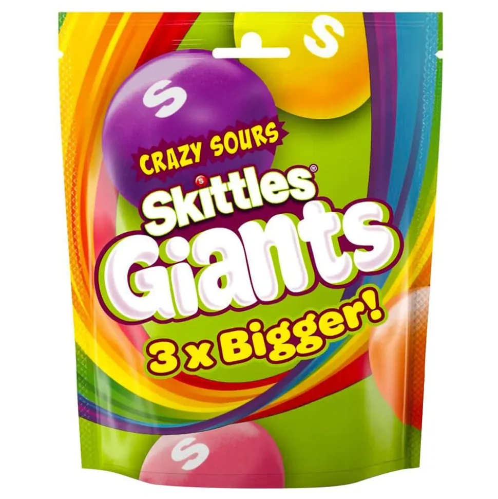 Skittles Giants Crazy Sours