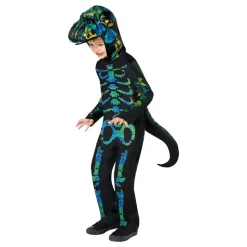 Skjelett Dino Barn Kostyme