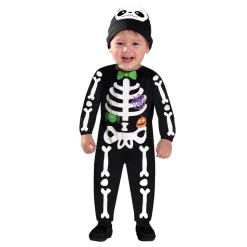 Skjelett Jumpsuit Baby Kostyme