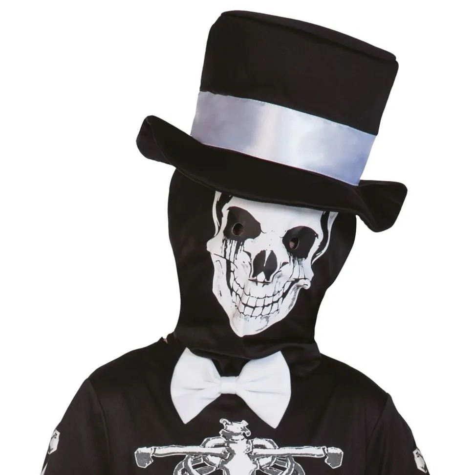 Skjelett med Hatt Barn Kostyme