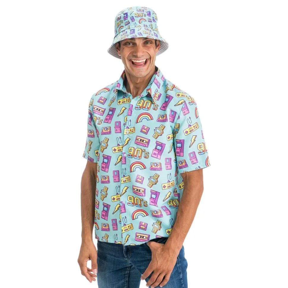 Skjorte 90's Blå