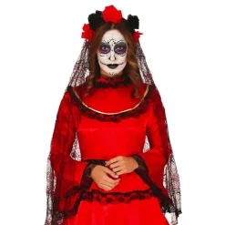Slør med Roser Day of the Dead