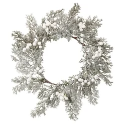 Sølvfarget Julekrans Spisebrikke