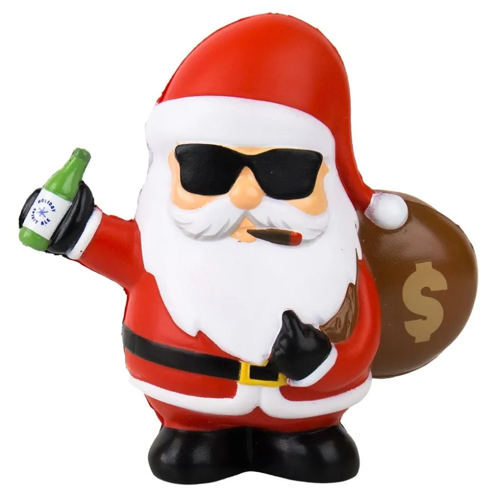 Snakkende stressball Bad Santa