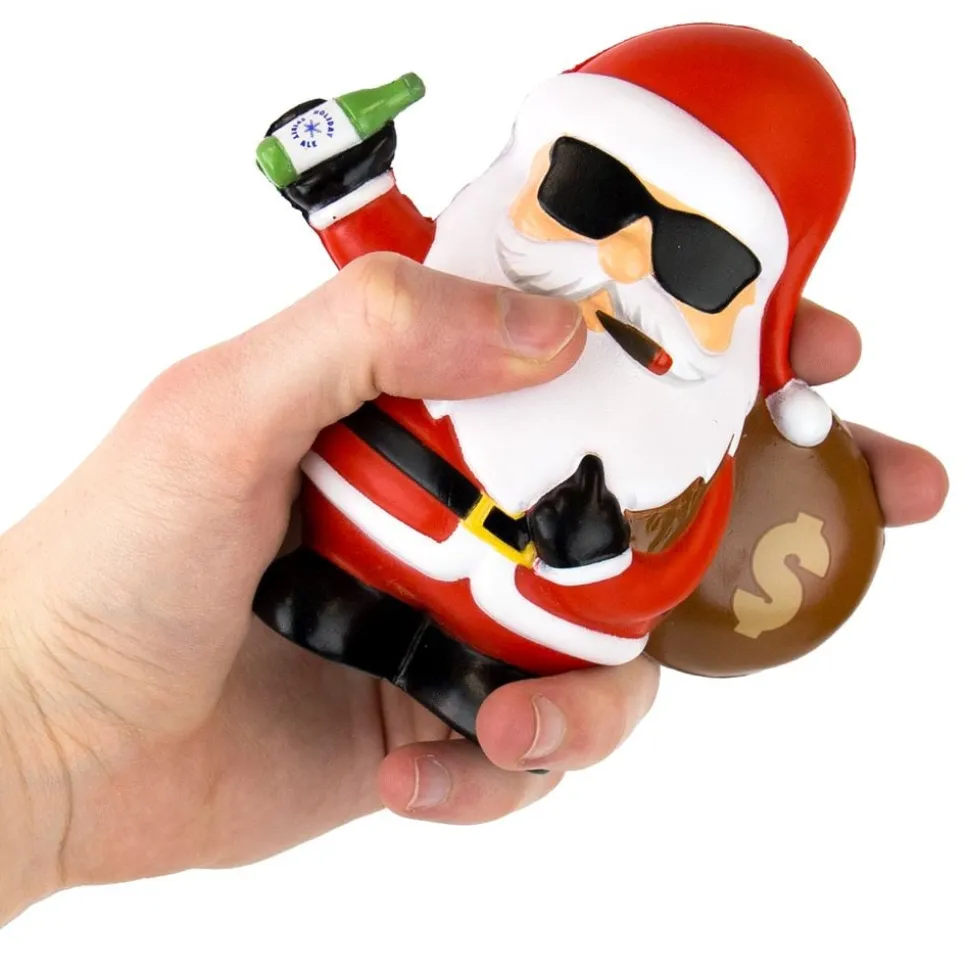 Snakkende stressball Bad Santa