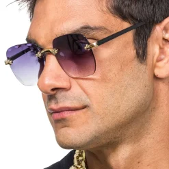 Solbriller Tonet Svart