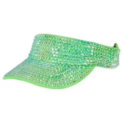 Solskjerm med strass grønn
