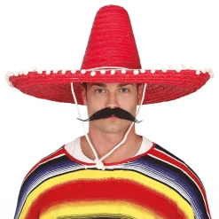 Sombrero Stor Rød