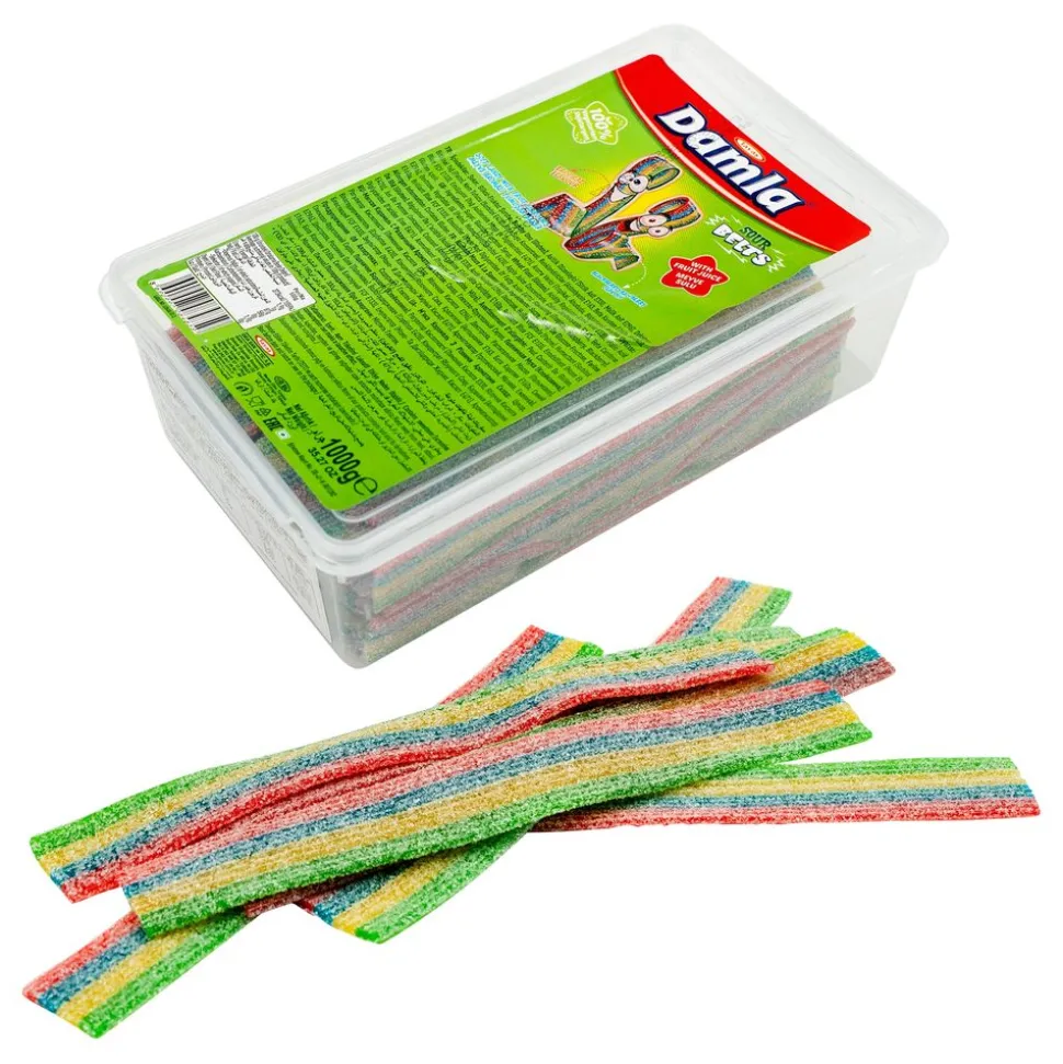 Sour Belts Rainbow Storpakning