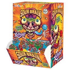 Sour Brain Lollipop Storpakning
