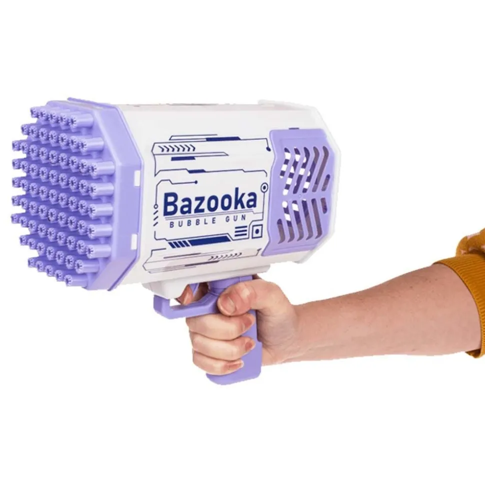Såpeboble-bazooka med LED