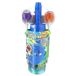 Squeeze Candy Ketchup med Lollipop