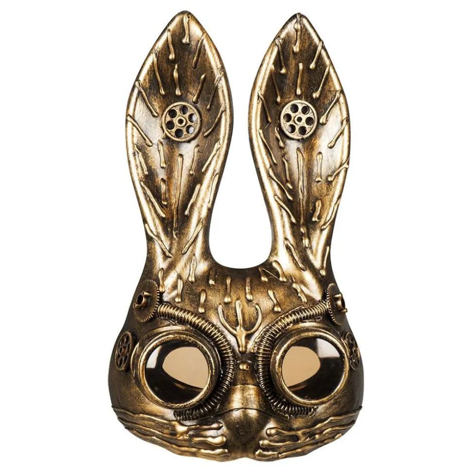 Steampunk Kanin Halvmaske