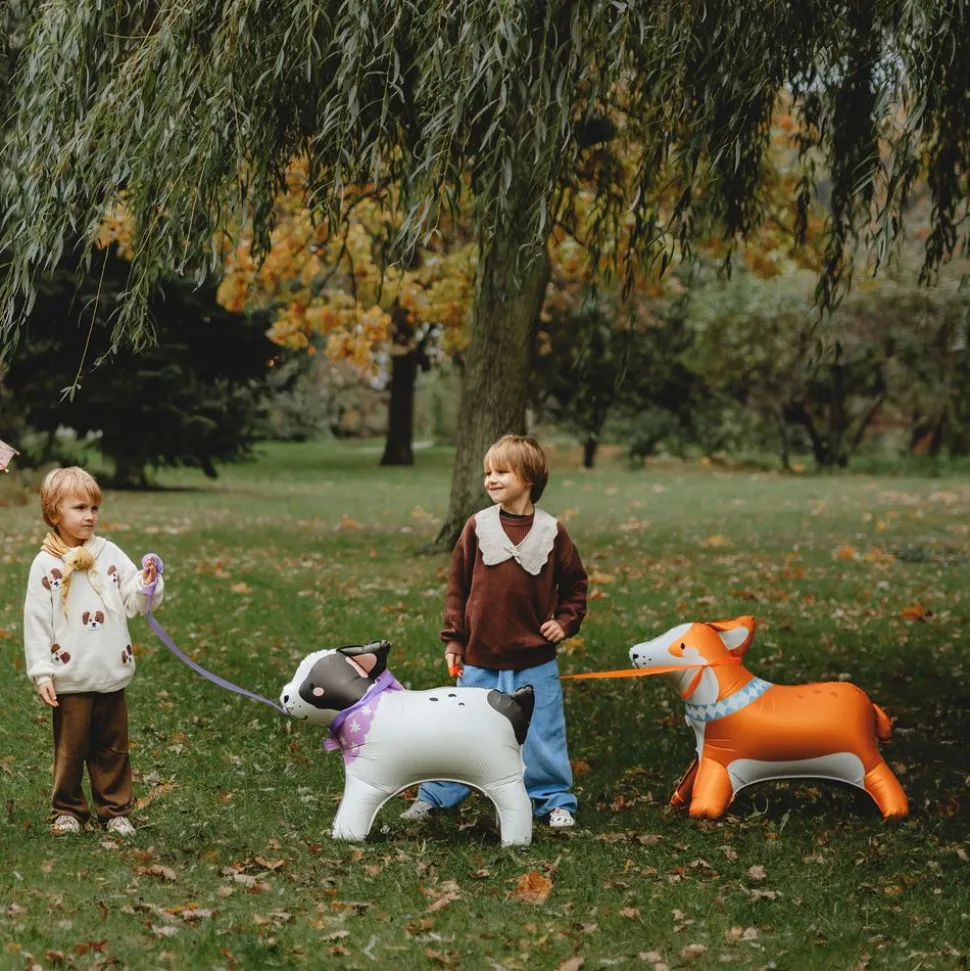 Stående Folieballong Corgi