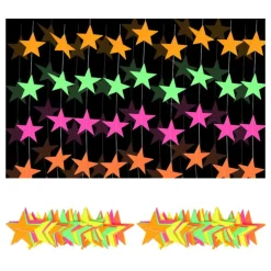 Stjerner UV Neon Girlander