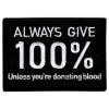 Stoffmerke Always Give 100 %