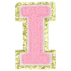 Stoffmerke Bokstaver Rosa