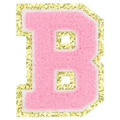Stoffmerke Bokstaver Rosa