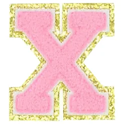 Stoffmerke Bokstaver Rosa