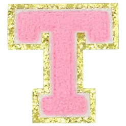 Stoffmerke Bokstaver Rosa