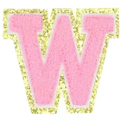 Stoffmerke Bokstaver Rosa