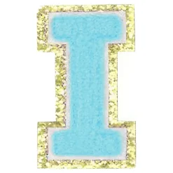 Stoffmerke Bokstaver Turkis