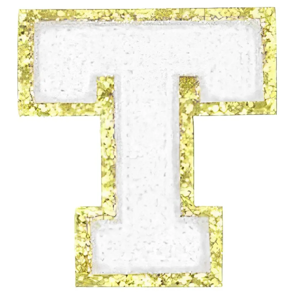 Stoffmerke Bokstav Hvit